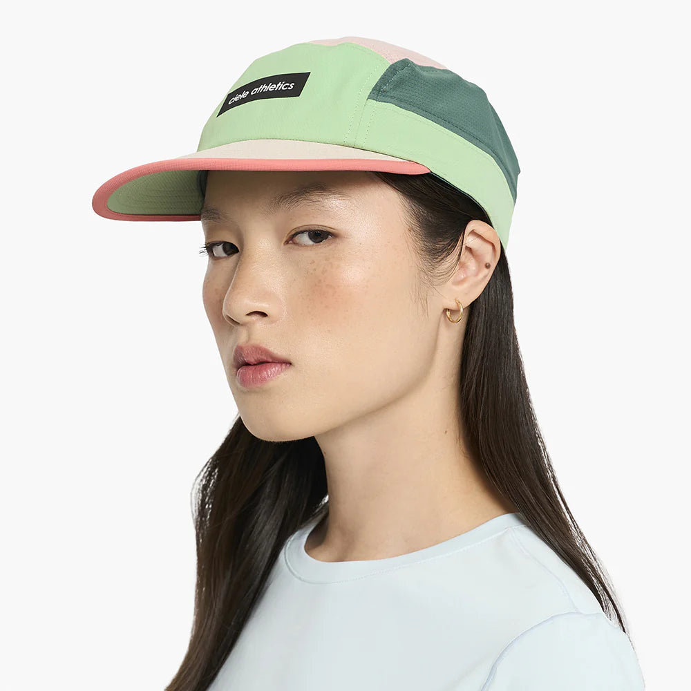 Ciele Athletics - GOCap Field - Iconic Bar - pistachio / silver pine - casquette running unisexe