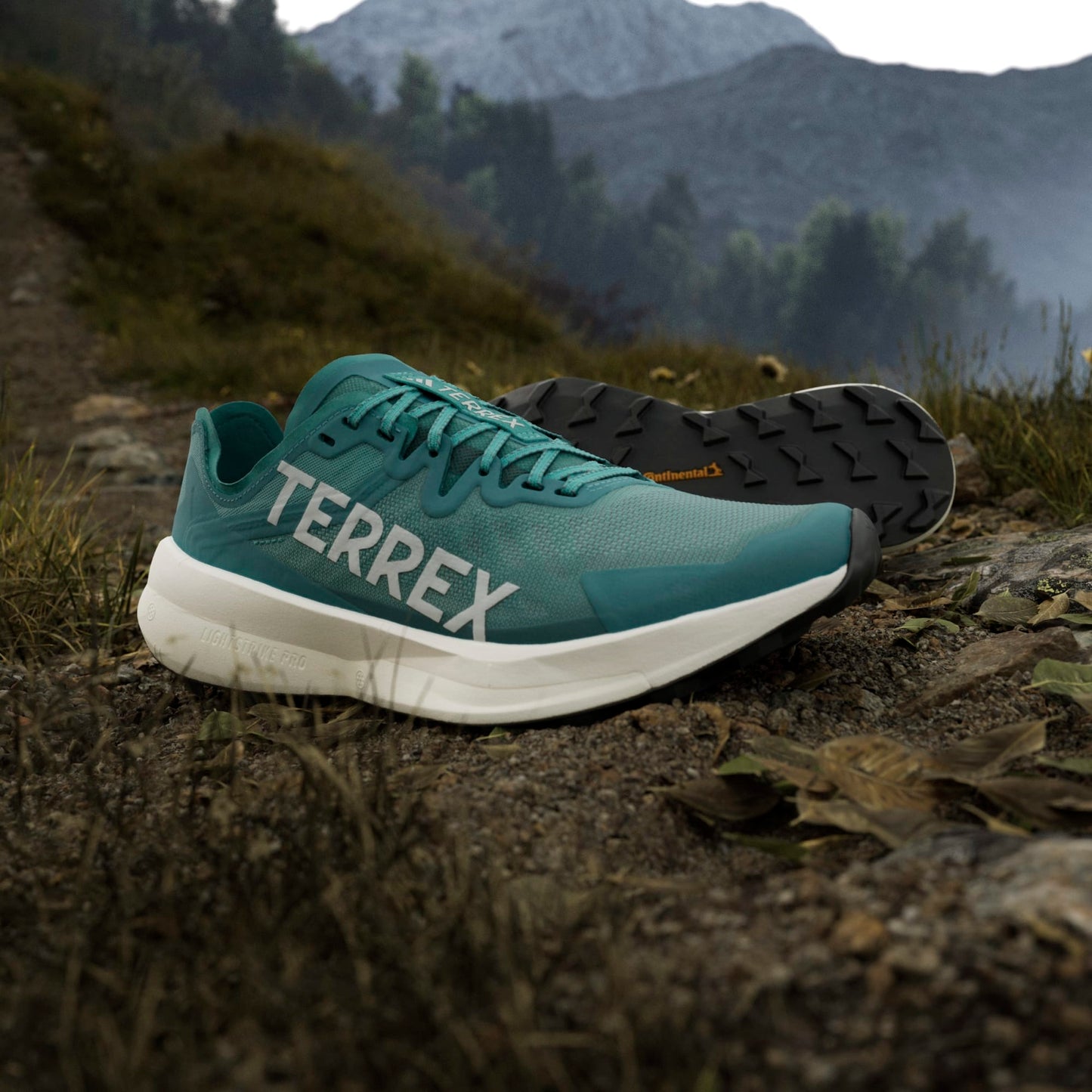 Adidas - Terrex Agravic Speed - Pure Teal / Grey One / Core Black - Chaussures trail running hommes