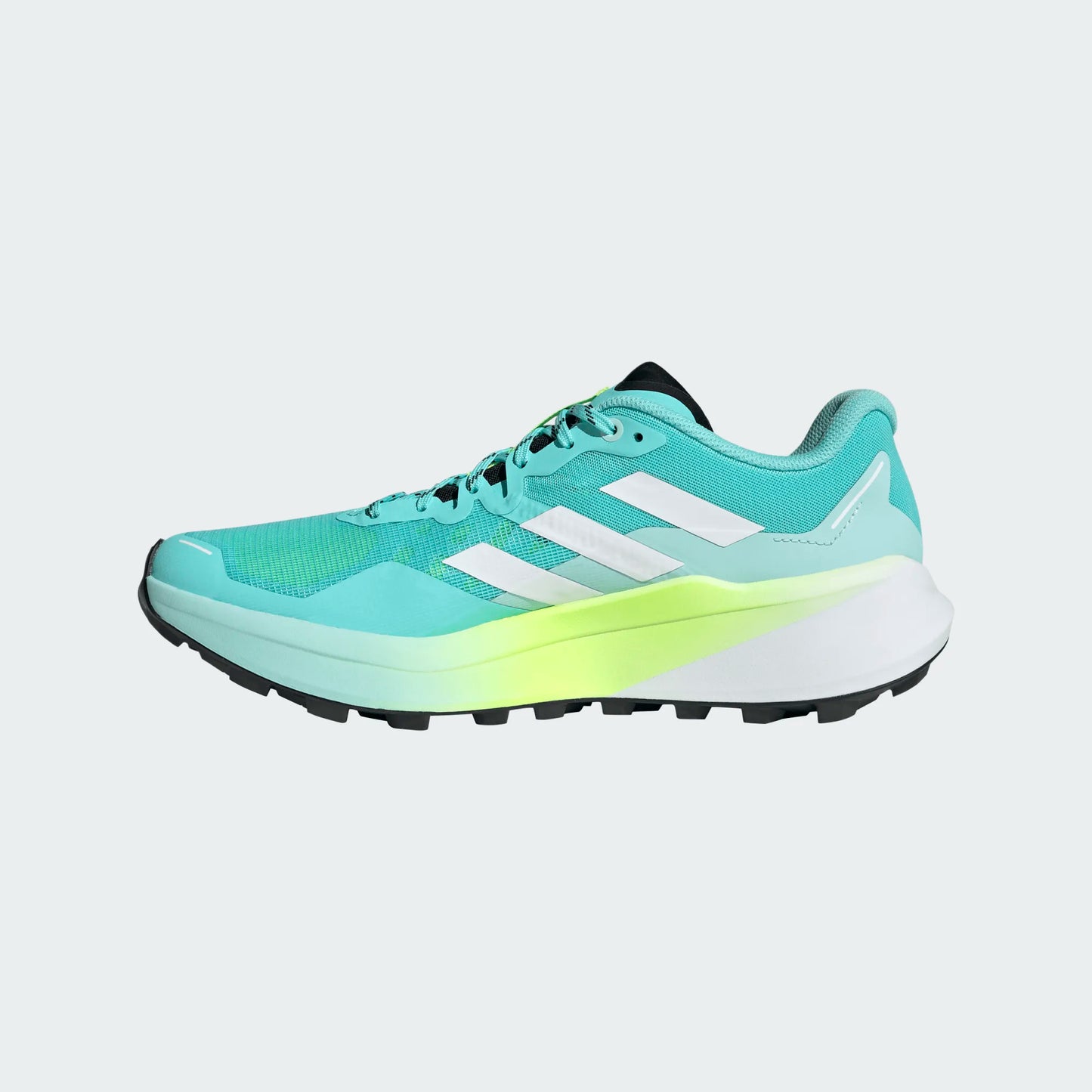Adidas - Terrex Agravic 3 - Flash Aqua / Cloud White / Lucid Lemon - Chaussures trail running hommes