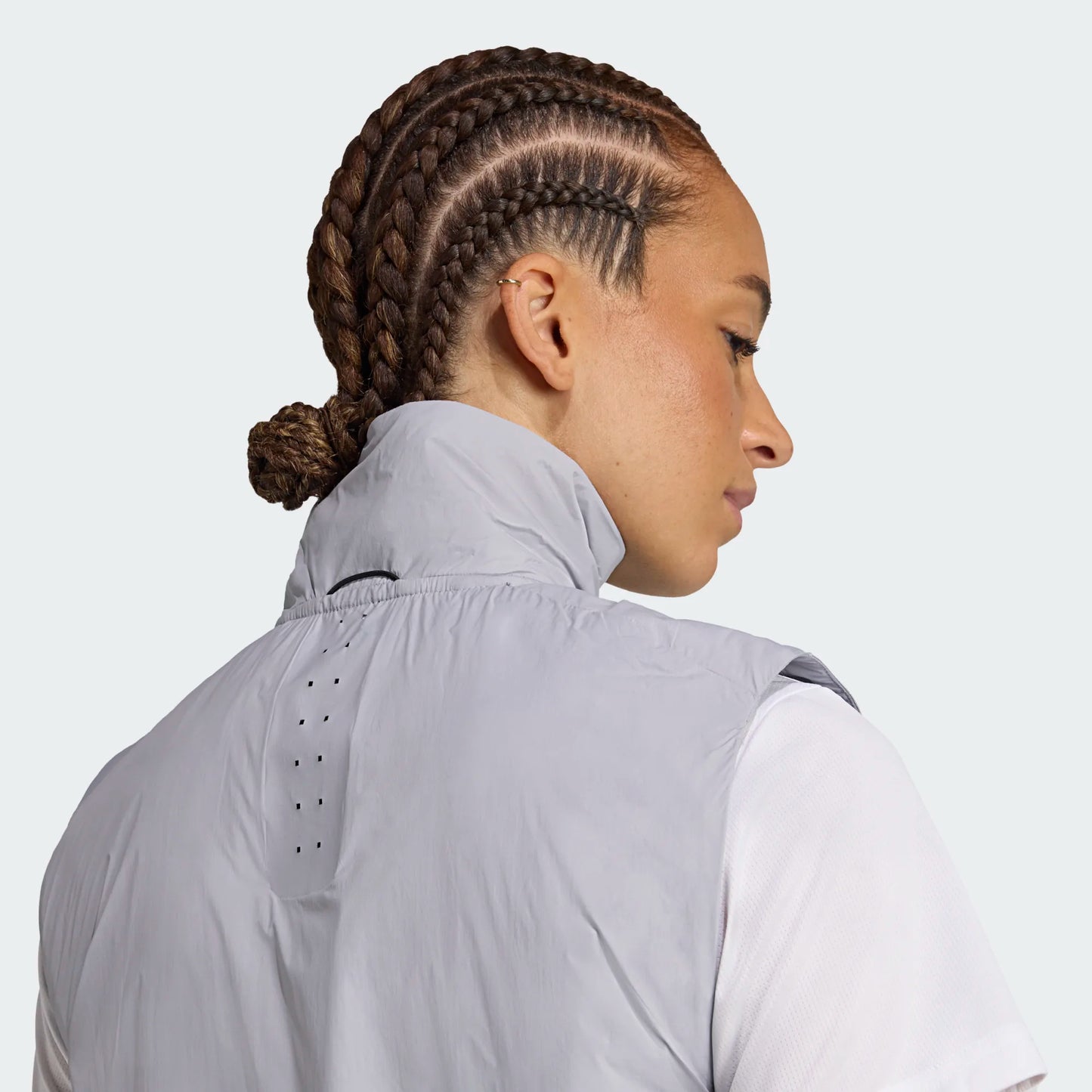 Adidas - ADI365 Vest W - halo silver - Veste running sans manches femmes