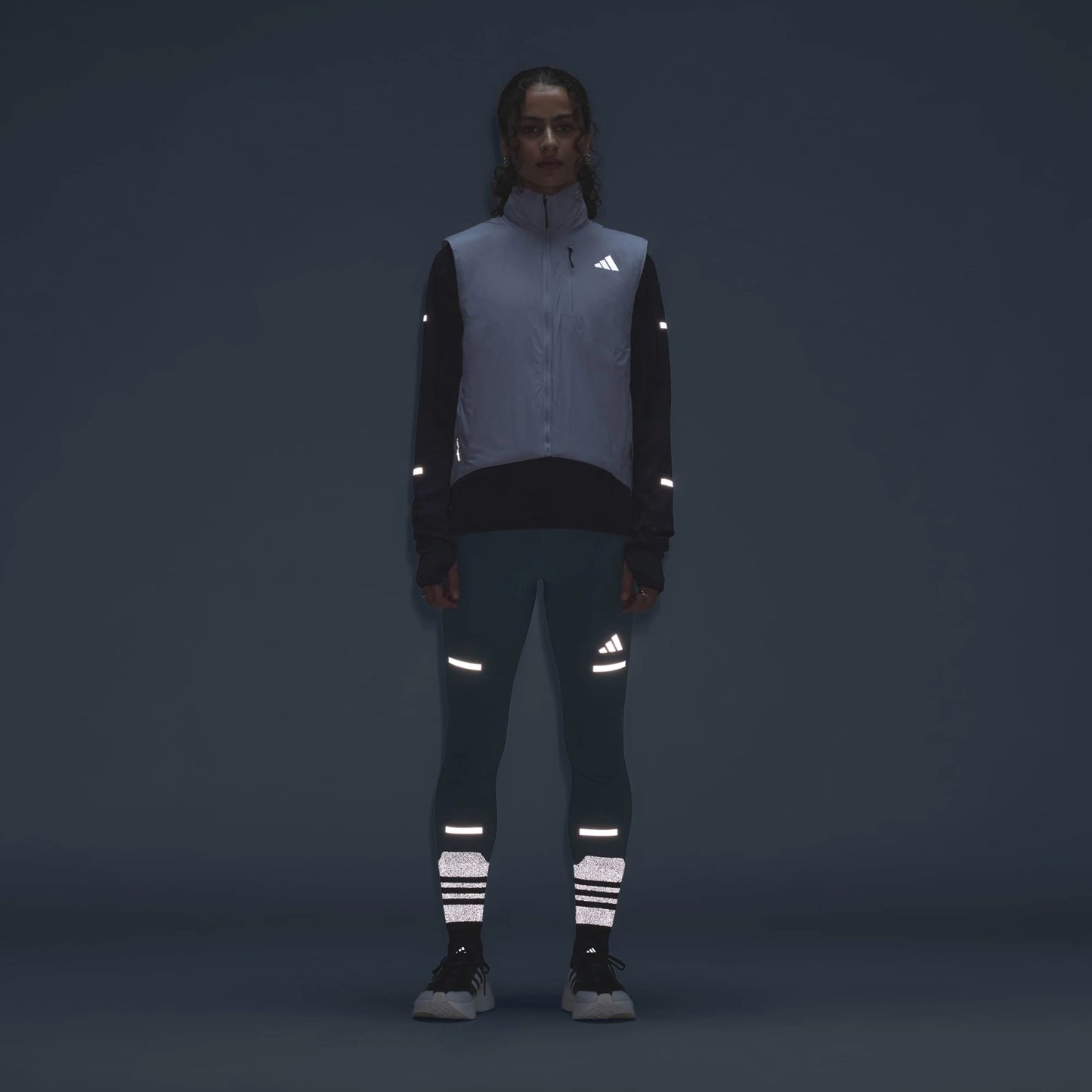 Adidas - ADI365 Vest W - halo silver - Veste running sans manches femmes