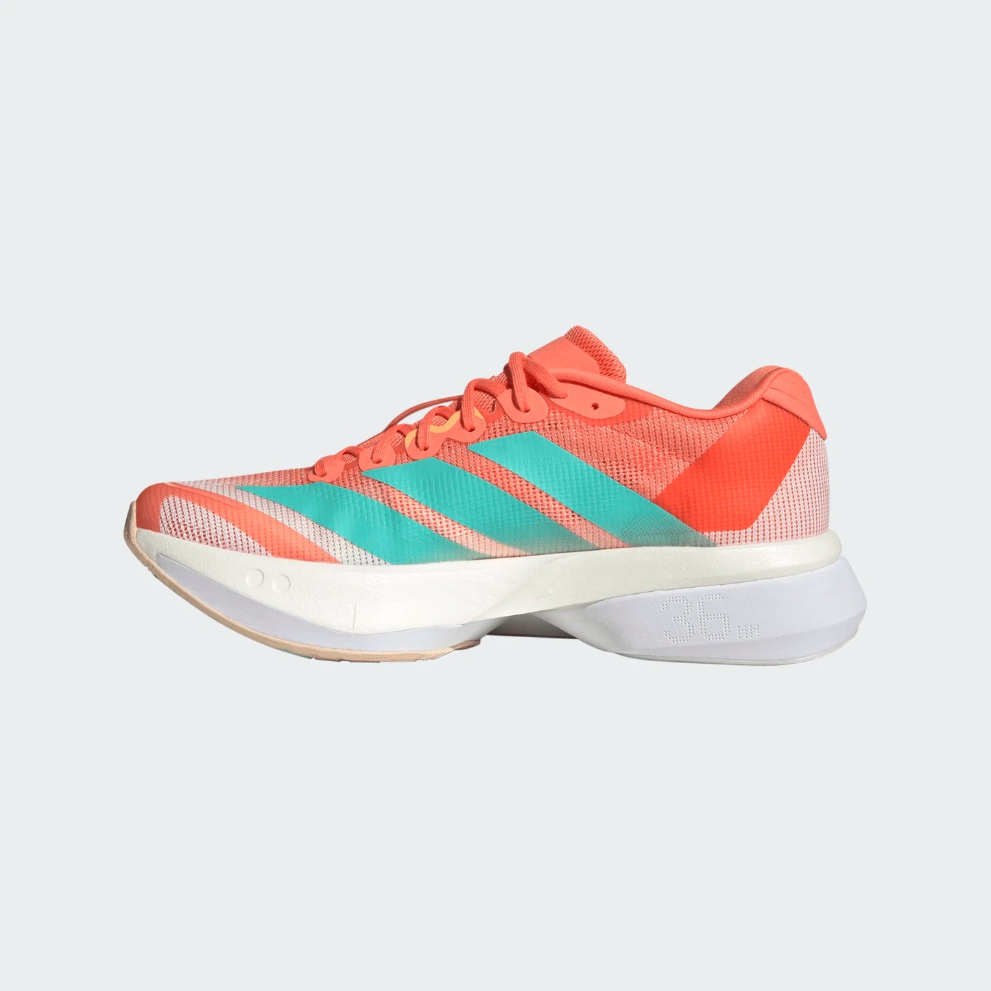 Adidas - Adizero Boston 13 - Semi Coral / Flash Aqua / Flash Orange - Chaussures running femmes