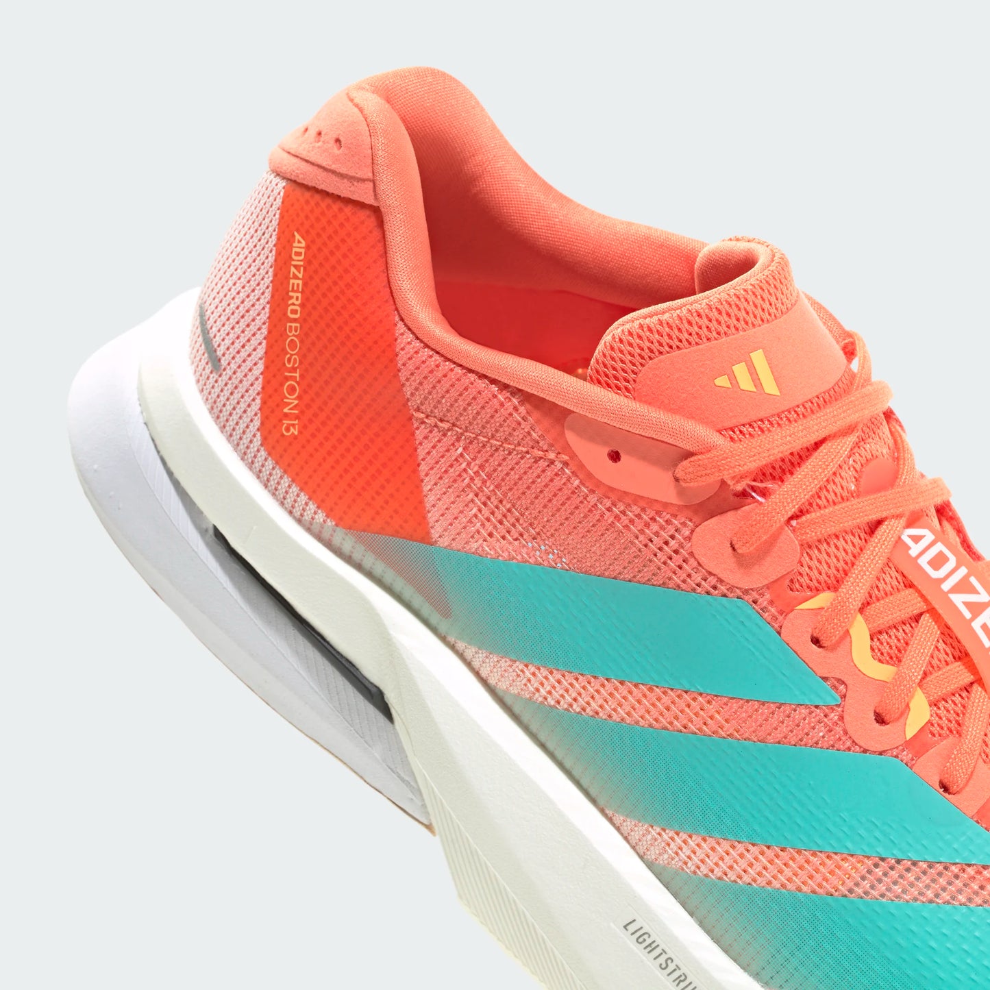 Adidas - Adizero Boston 13 - Semi Coral / Flash Aqua / Flash Orange - Chaussures running femmes