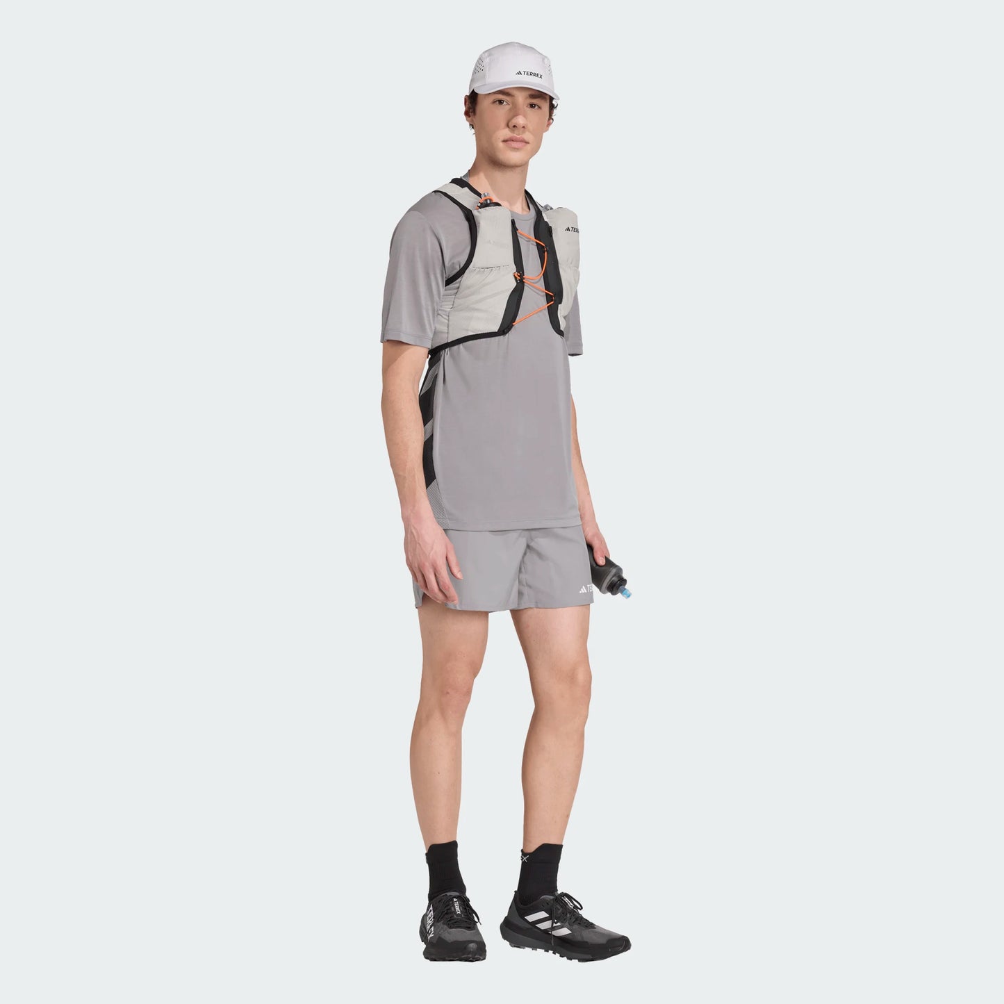Adidas - Terrex Xperior Short 5” - grey three - Short running hommes