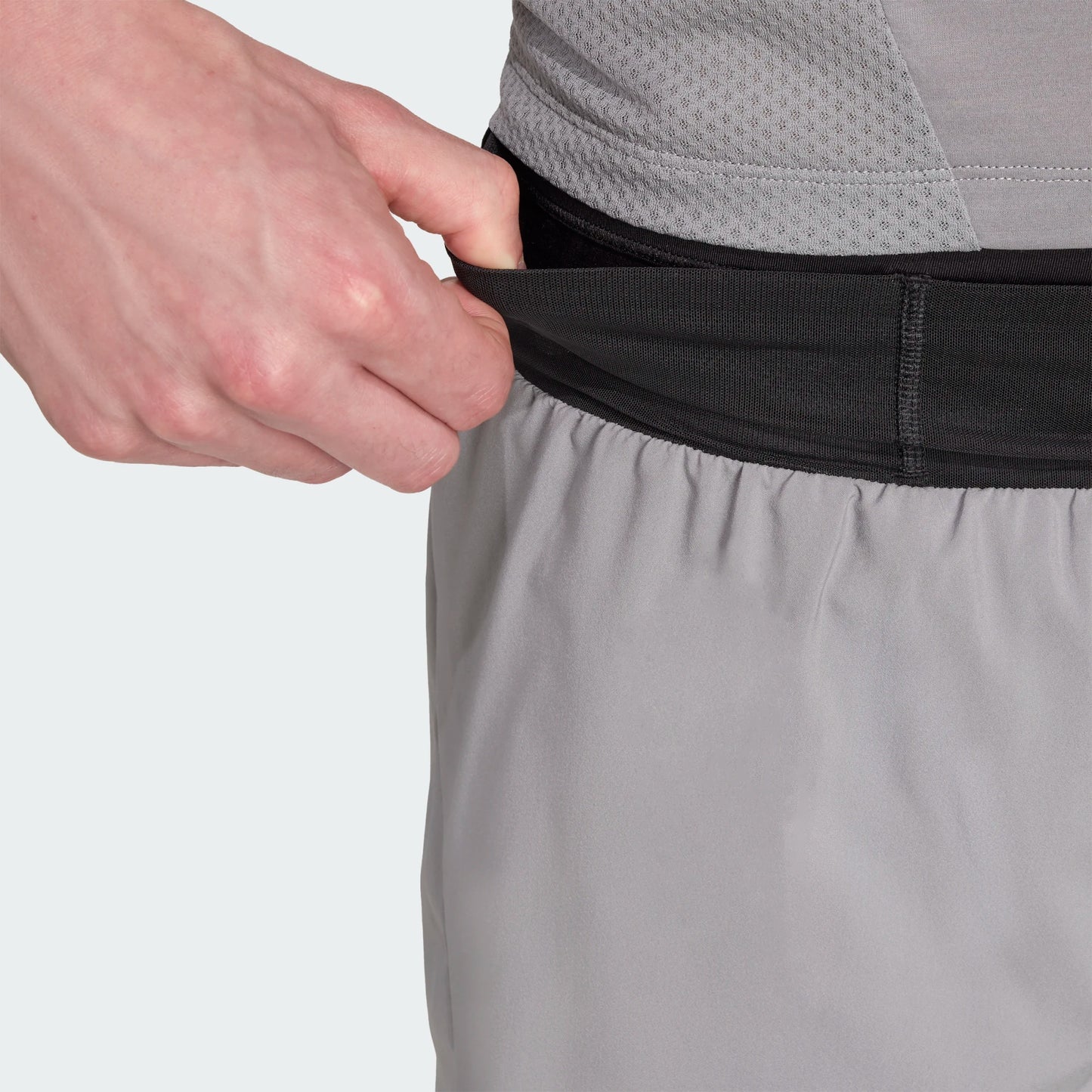 Adidas - Terrex Xperior Short 5” - grey three - Short running hommes