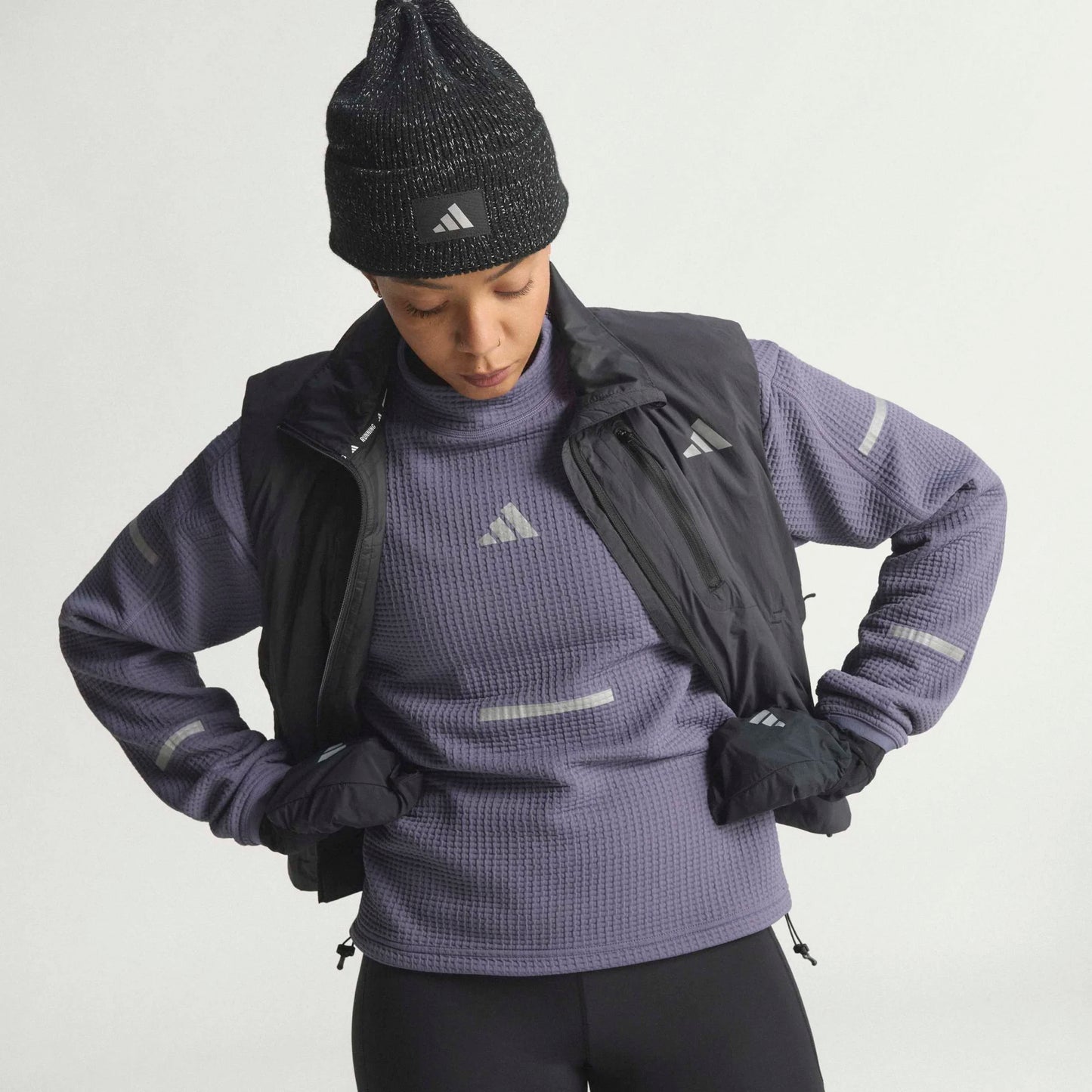 Adidas - ADI365 Crew - preloved violet - sweat-shirt Running femmes