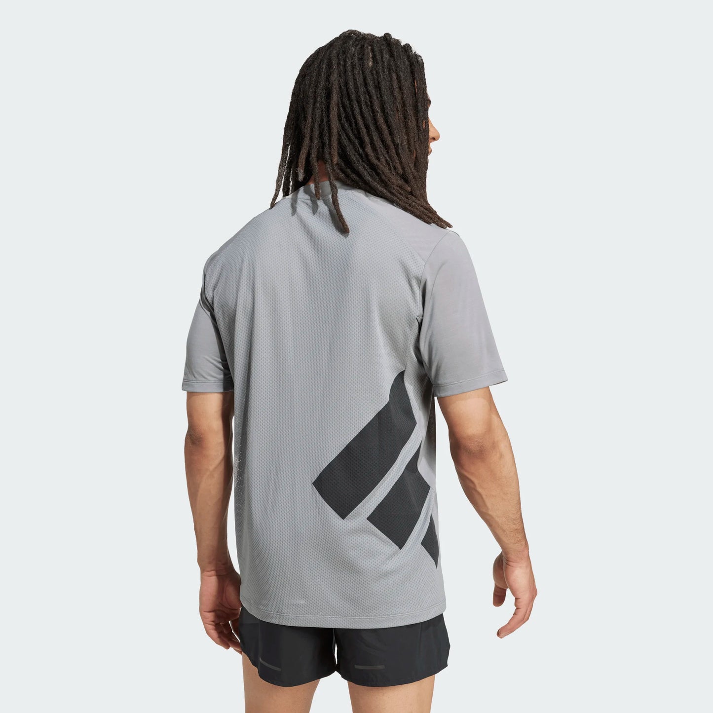 Adidas - Xperior Tee - grey - teeshirt running hommes