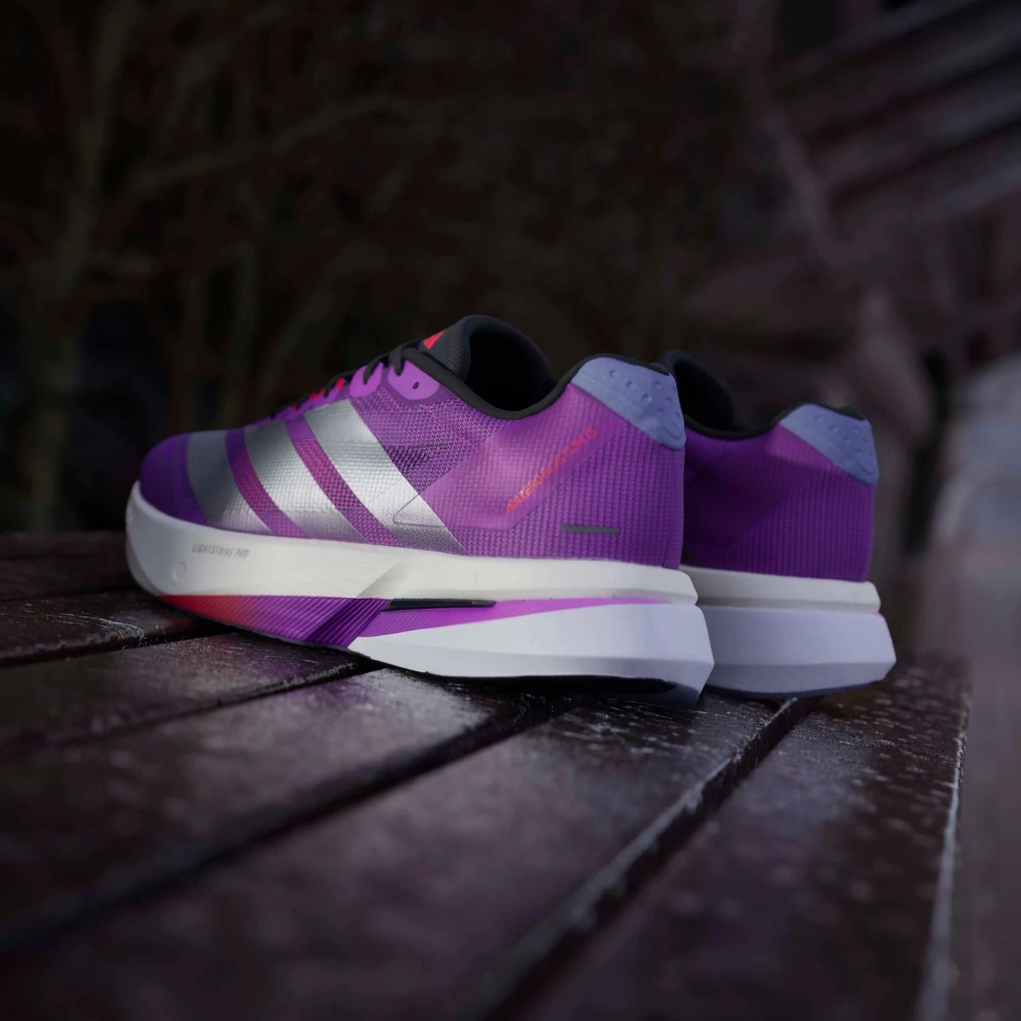 Adidas - Adizero Boston 13 - violet - Chaussures running hommes