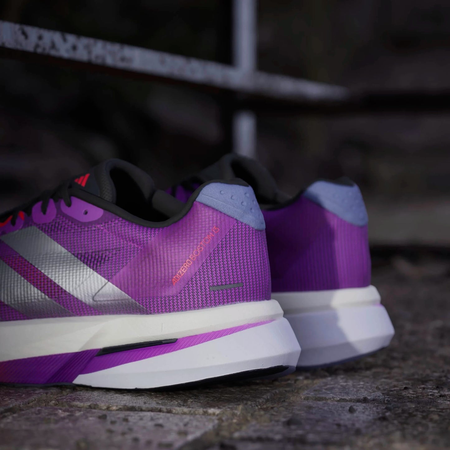 Adidas - Adizero Boston 13 - violet - Chaussures running hommes