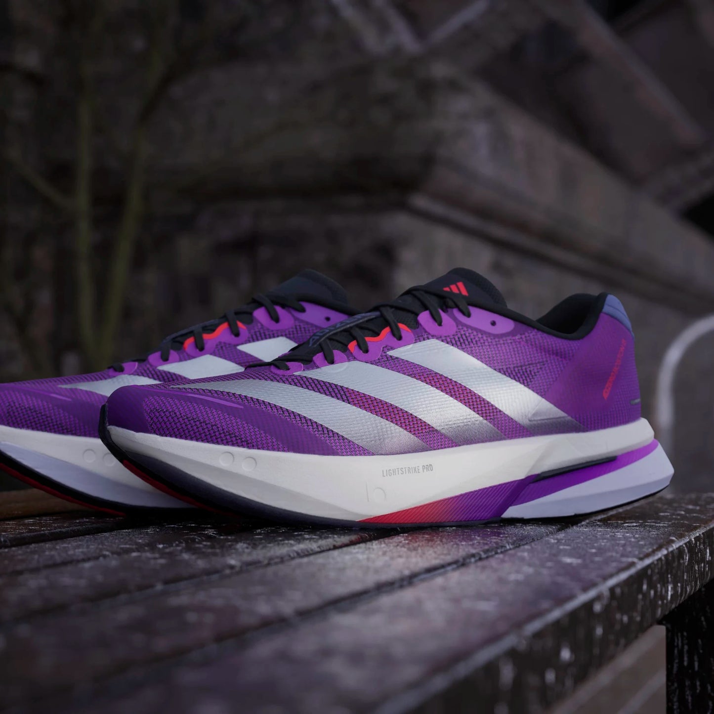 Adidas - Adizero Boston 13 - violet - Chaussures running hommes