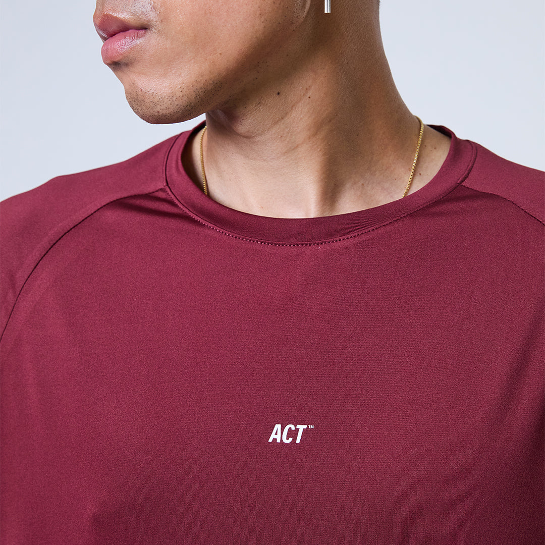 Act Running - ShellLight™️ Running T-Shirt - bordeaux - teeshirt running hommes