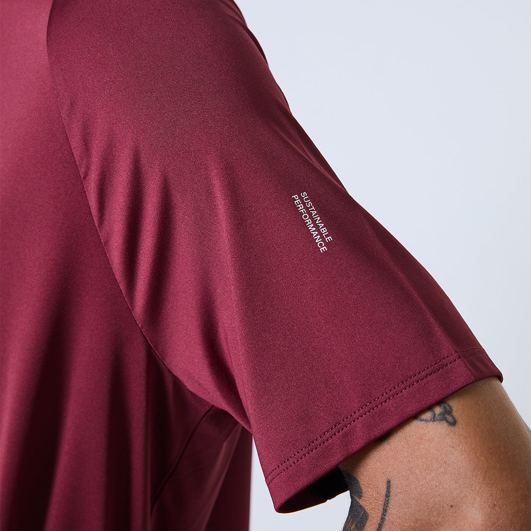 Act Running - ShellLight™️ Running T-Shirt - bordeaux - teeshirt running hommes