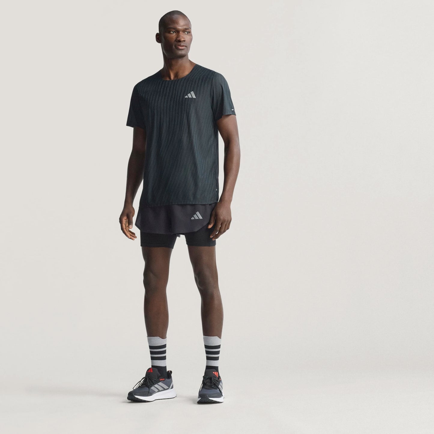 Adidas - Adi365 Running Cmimacool+ Tee - black / grey six - teeshirt running hommes