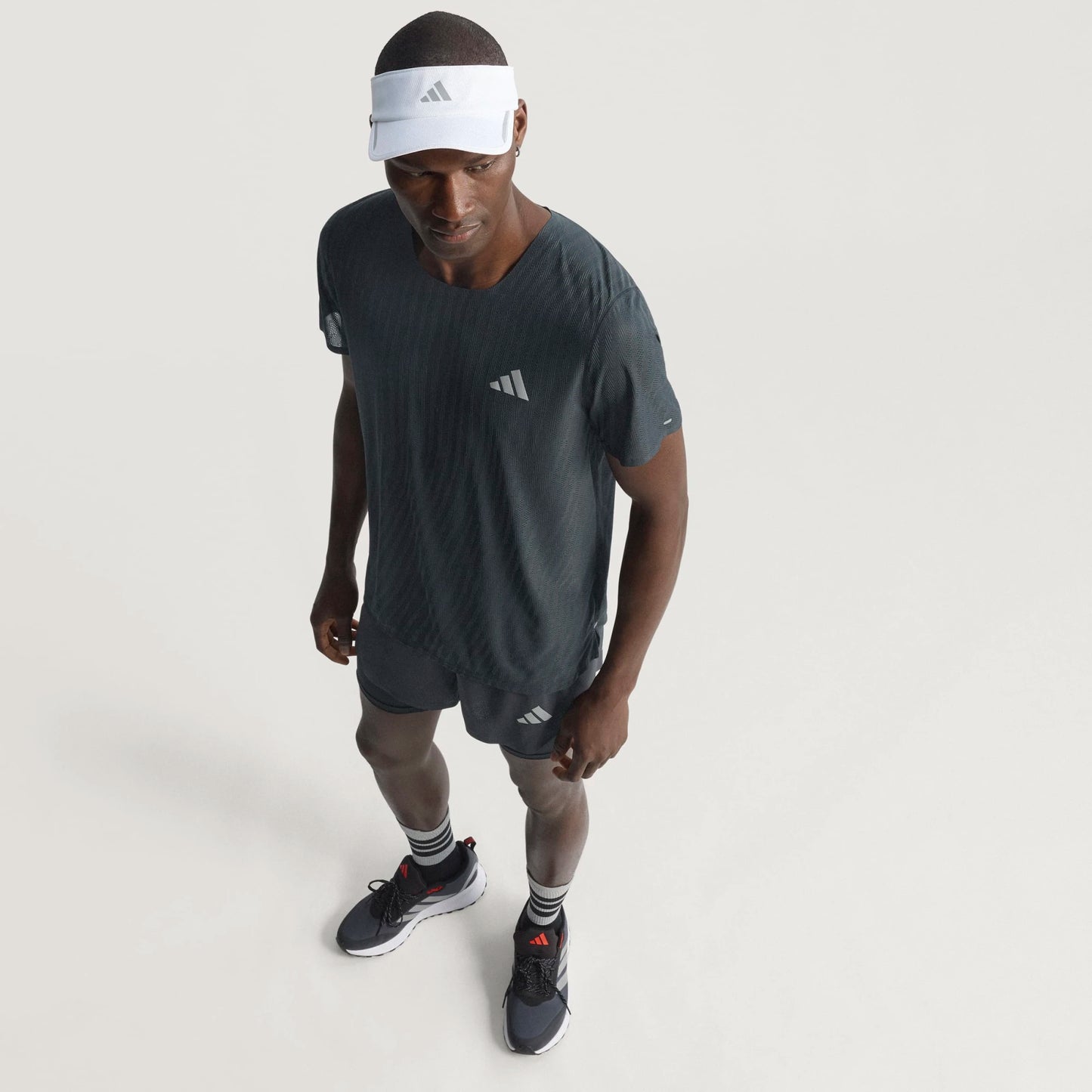 Adidas - Adi365 Running Cmimacool+ Tee - black / grey six - teeshirt running hommes