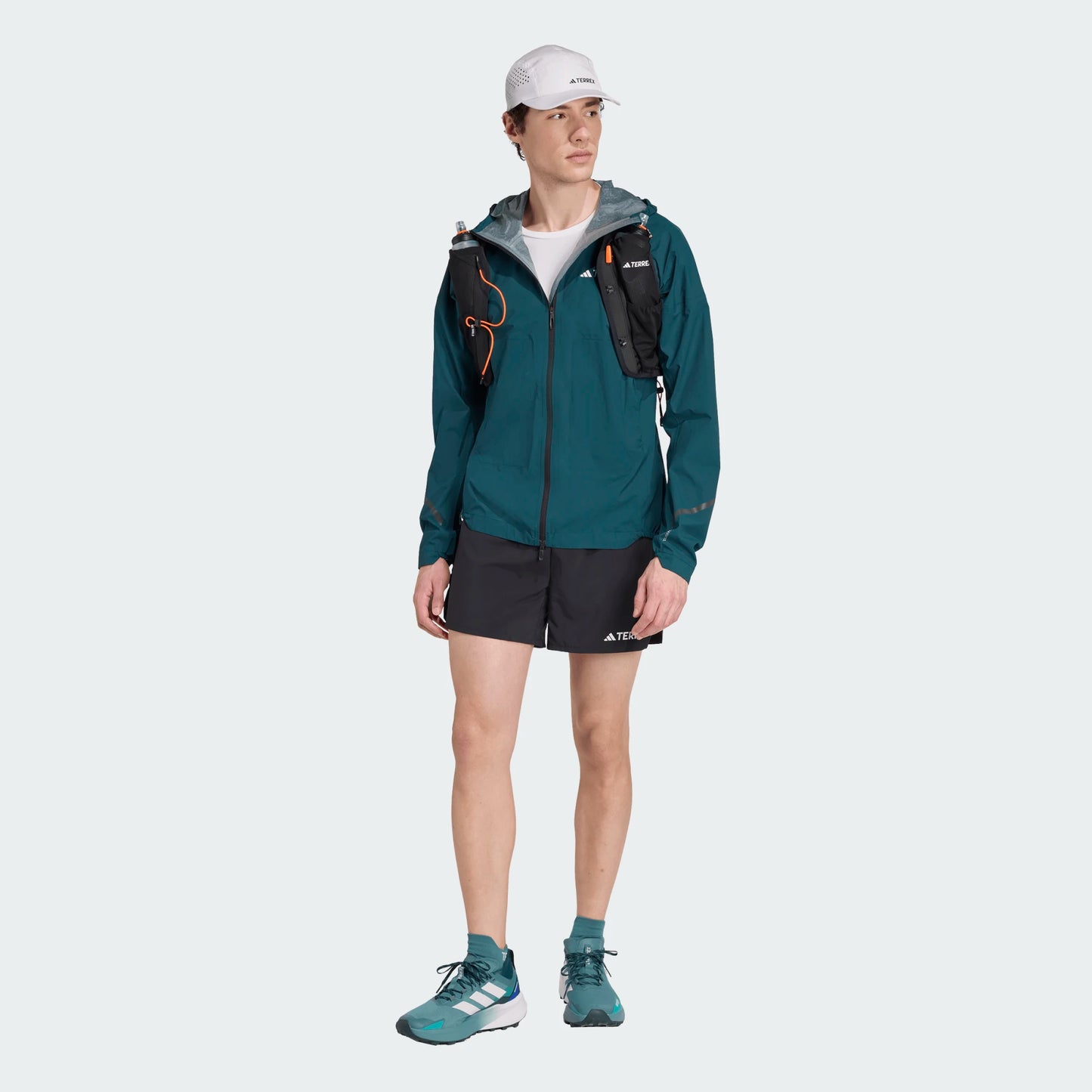 Adidas - Veste 2.5 couches Terrex Xperior Light RAIN.RDY - aurora ivy - Veste running hommes