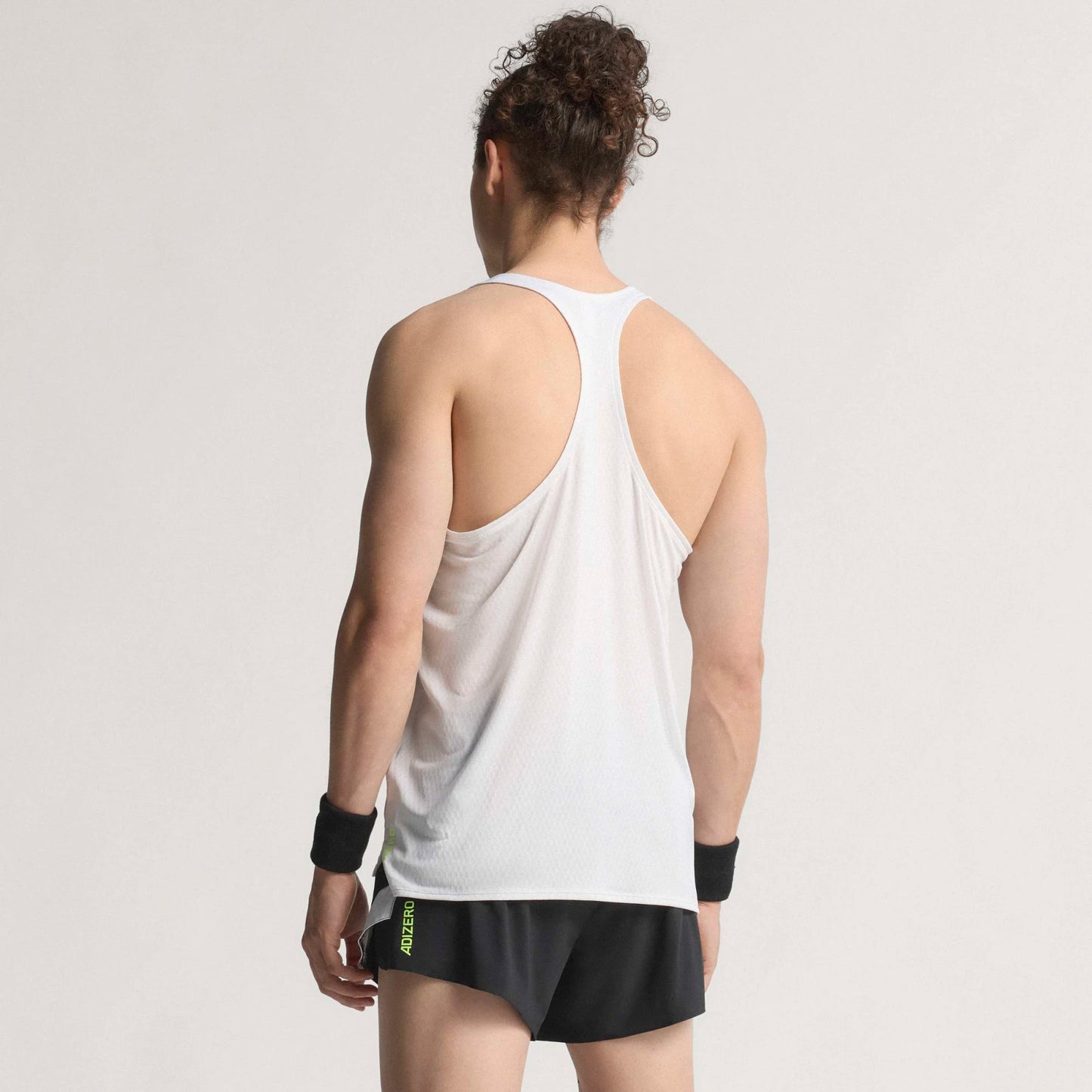 Adidas - Adizero Archive Singlet - white - Débardeur running hommes