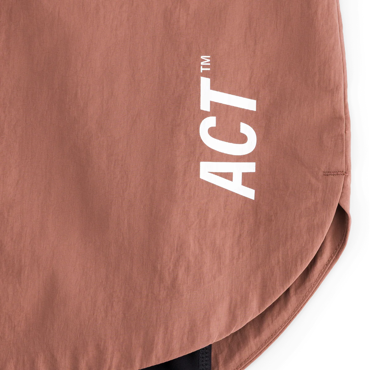 Act Running - BioRip Short 2 en 1 - terracota - Short running hommes