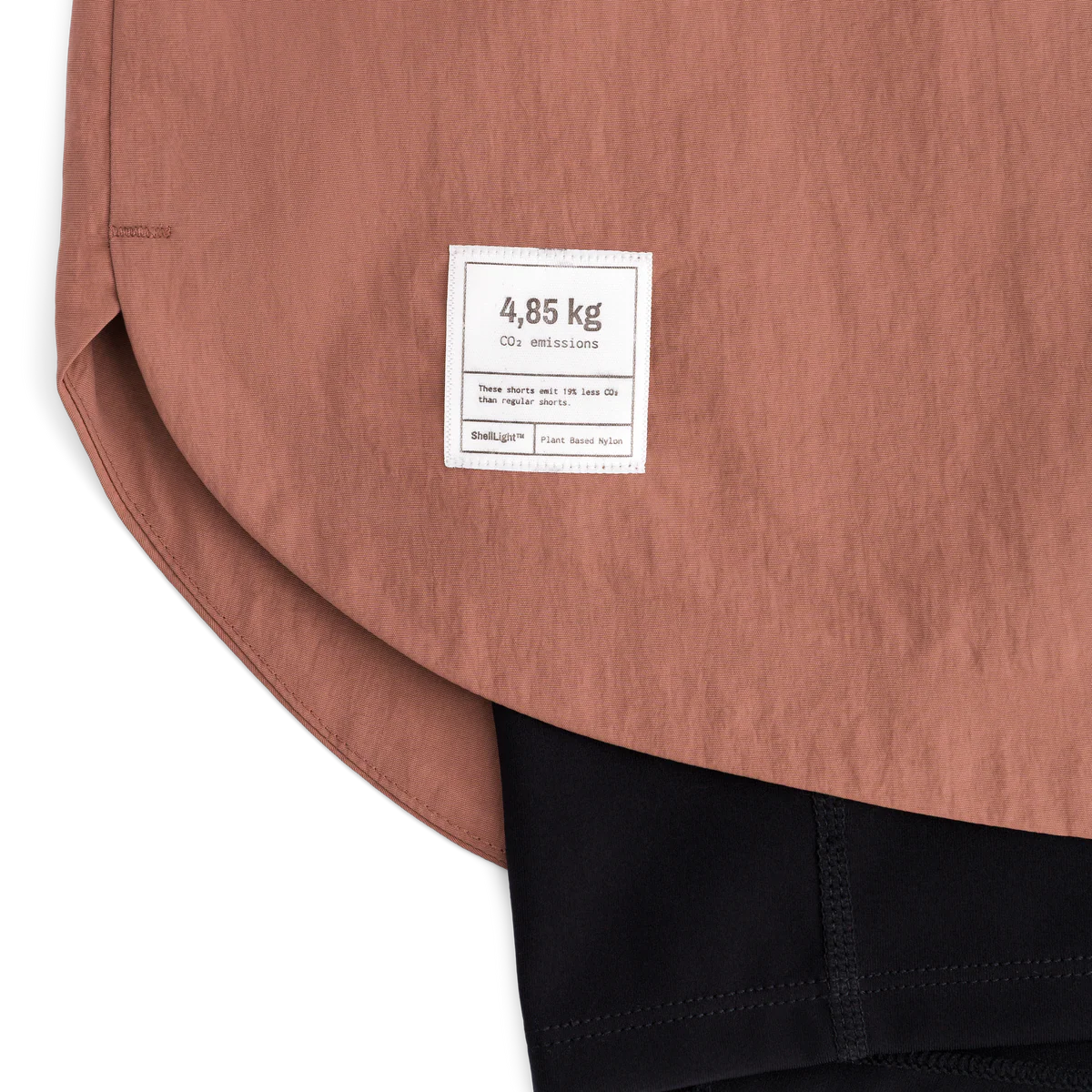 Act Running - BioRip Short 2 en 1 - terracota - Short running hommes