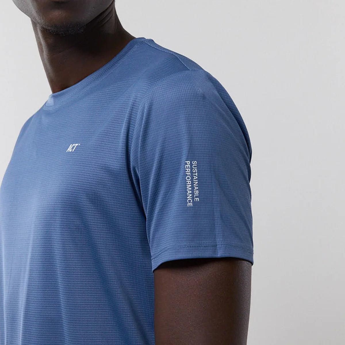 Act Running - BioPerf Tee - bleu orage - teeshirt running hommes