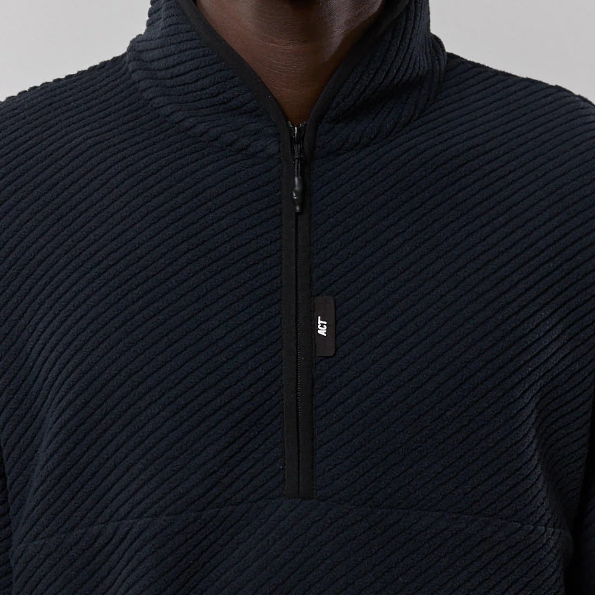 Act Running - ThermoShell Fleece - black - polaire Running hommes