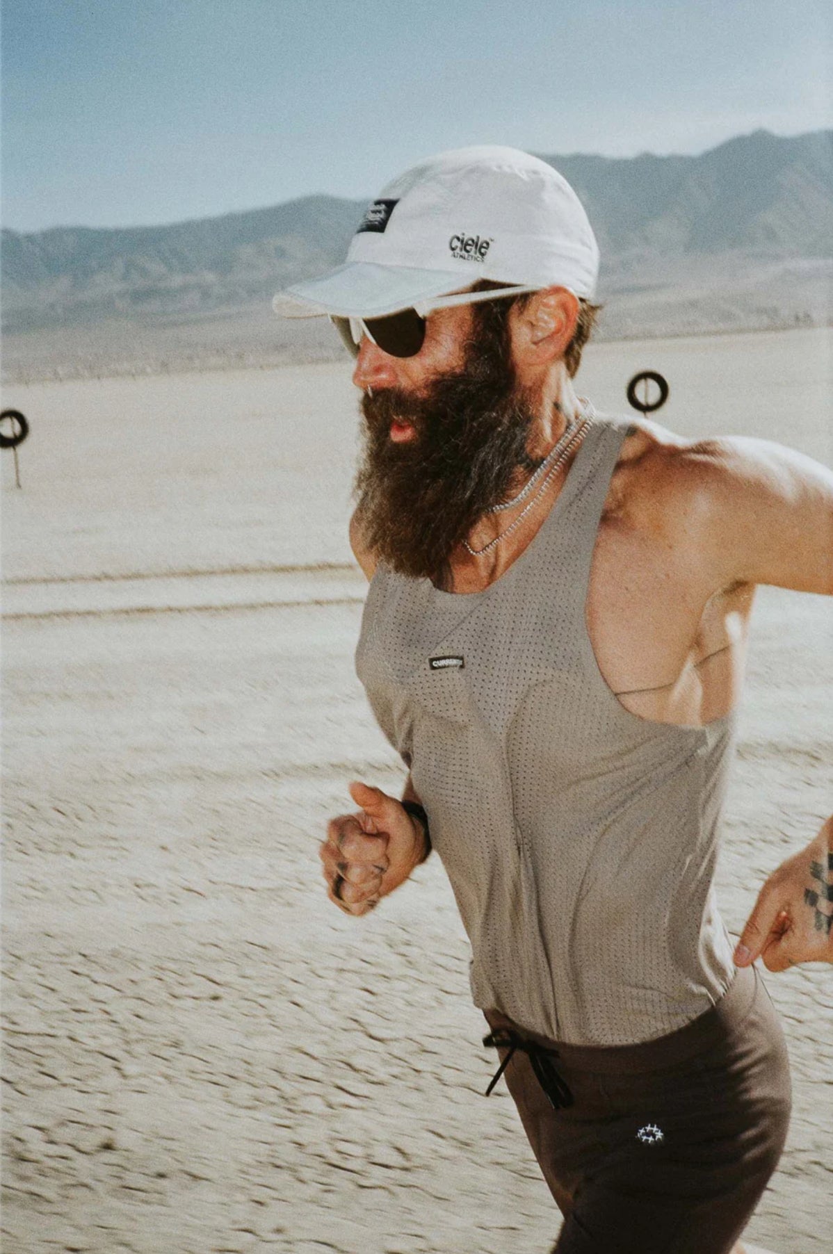 Currently - C-R™ Pro Singlet - Gray - débardeur Running hommes