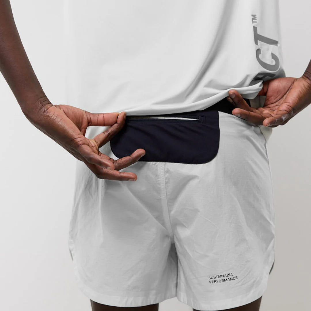 Act Running - BioRip Short 2 en 1 - blanc - Short running hommes