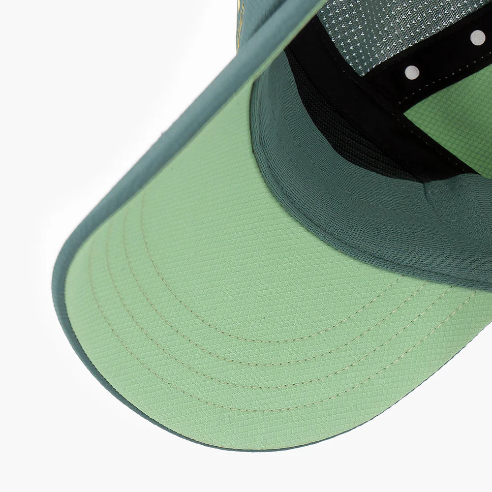 Ciele Athletics - FSTCap SC Classic Cside - silver pine / pistachio- casquette running unisexe