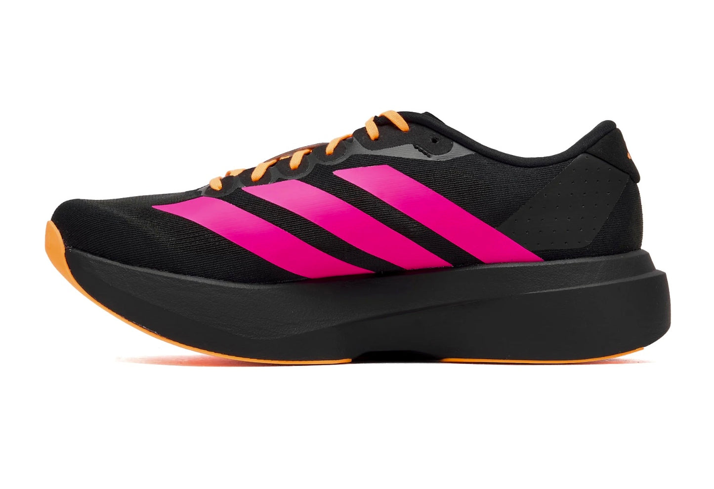 Adidas - Adizero Evo SL - core black/shock pink/flash orange - Chaussures running hommes