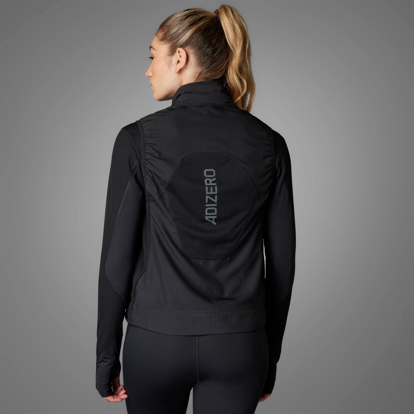 Adidas - Adizero Vest W - black - Veste running sans manches femmes