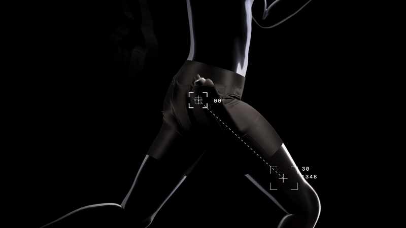 Raide Research - Men's TrailTech Short - black - Short running hommes