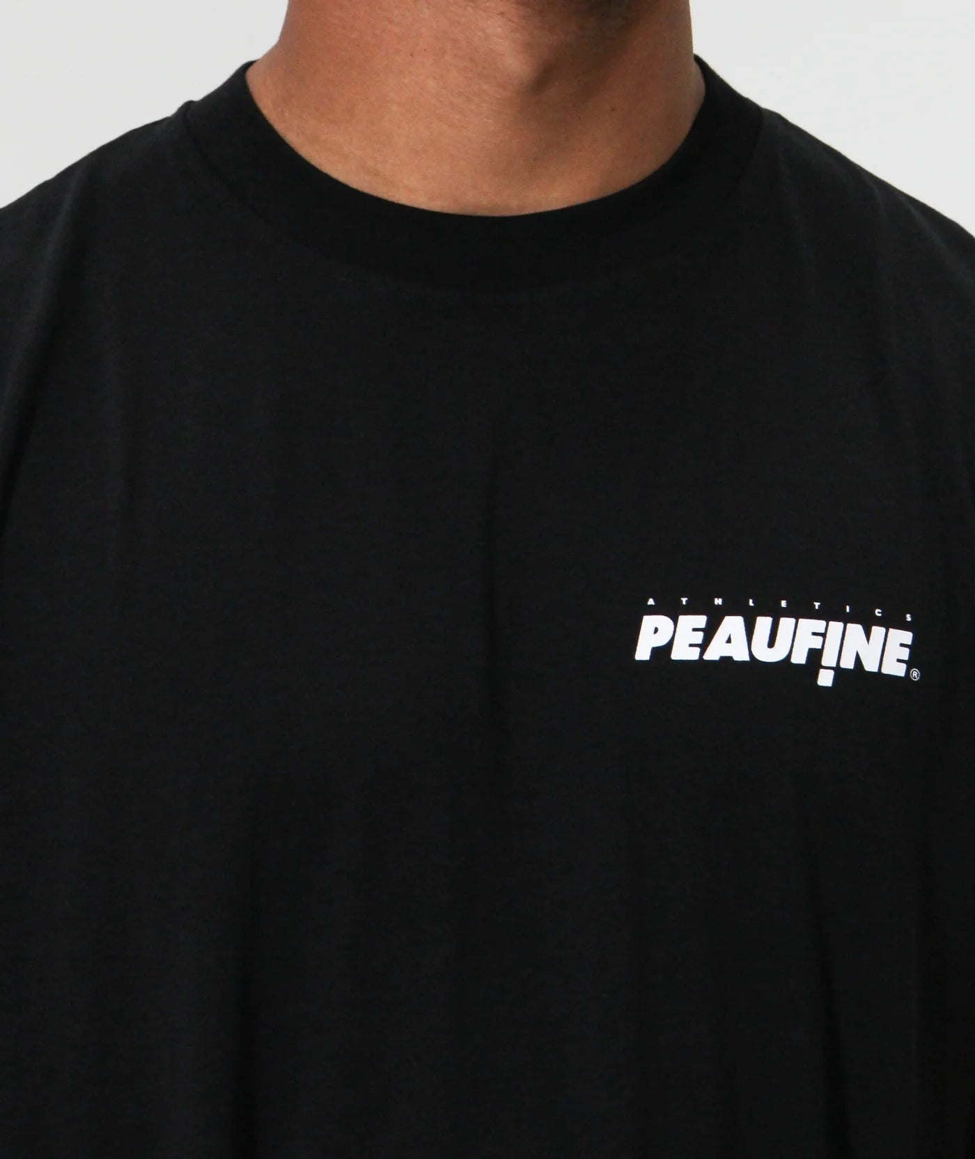 Peaufine Athletics - Wood T-shirt™ Original - black - Teeshirt Running Hommes