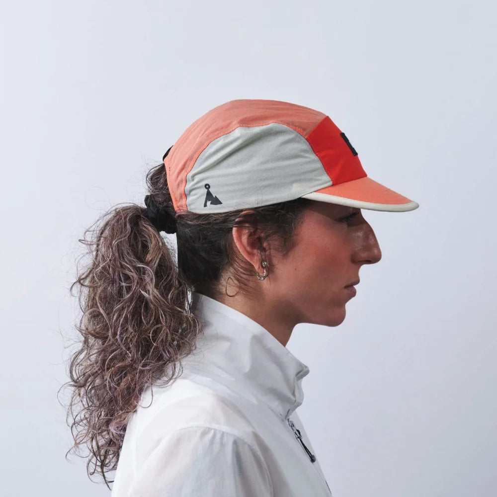 Våga - Pacer Cap - Flame Red / Coral / Dust Grey- casquette running unisexe
