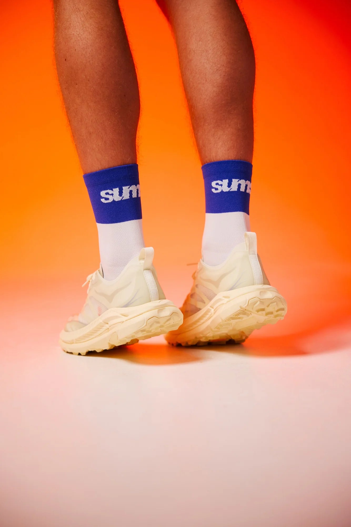 Sums Club - All Seasons Socks - blue / white - Chaussettes Running unisexe