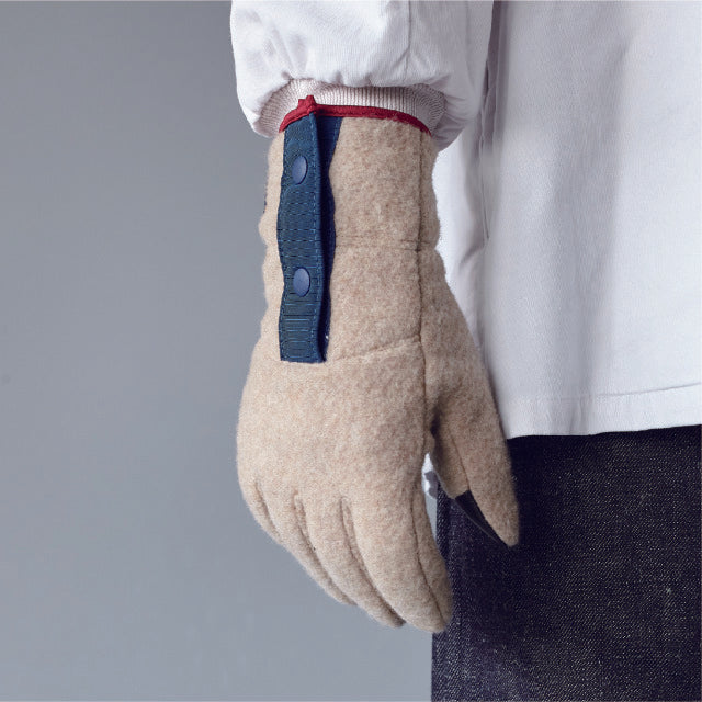 Elmer By Swany - EM360 Eco Fleece 5finger Gloves - camel - gants unisexe