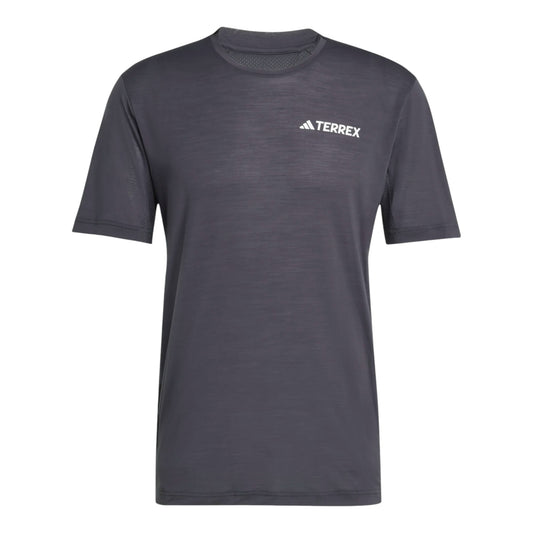 Adidas - Xperior Tee - carbon - teeshirt running hommes