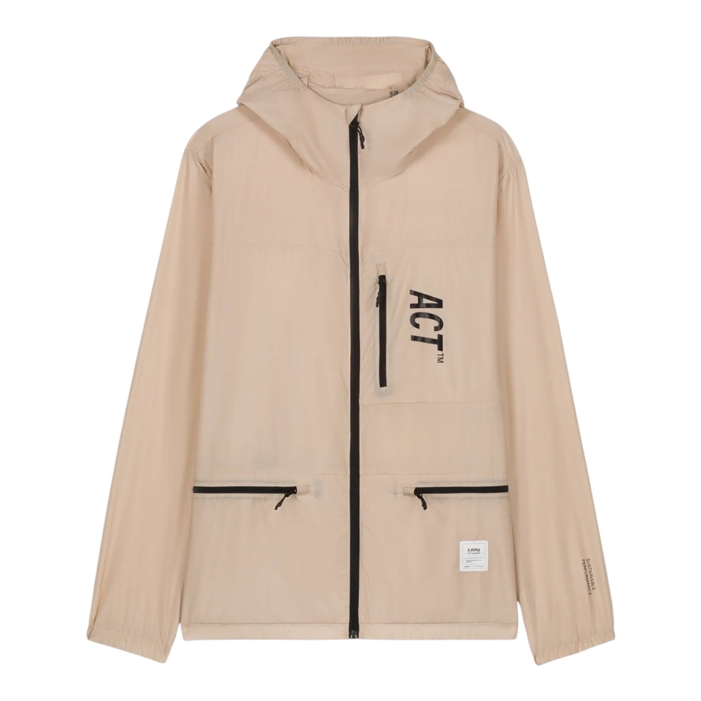 Act Running - BioRip Coupe-vent - beige - veste running hommes
