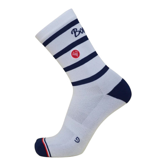 Bomolet - Marinière x Pierre-Ambroise Bosse - Chaussettes Running unisexe