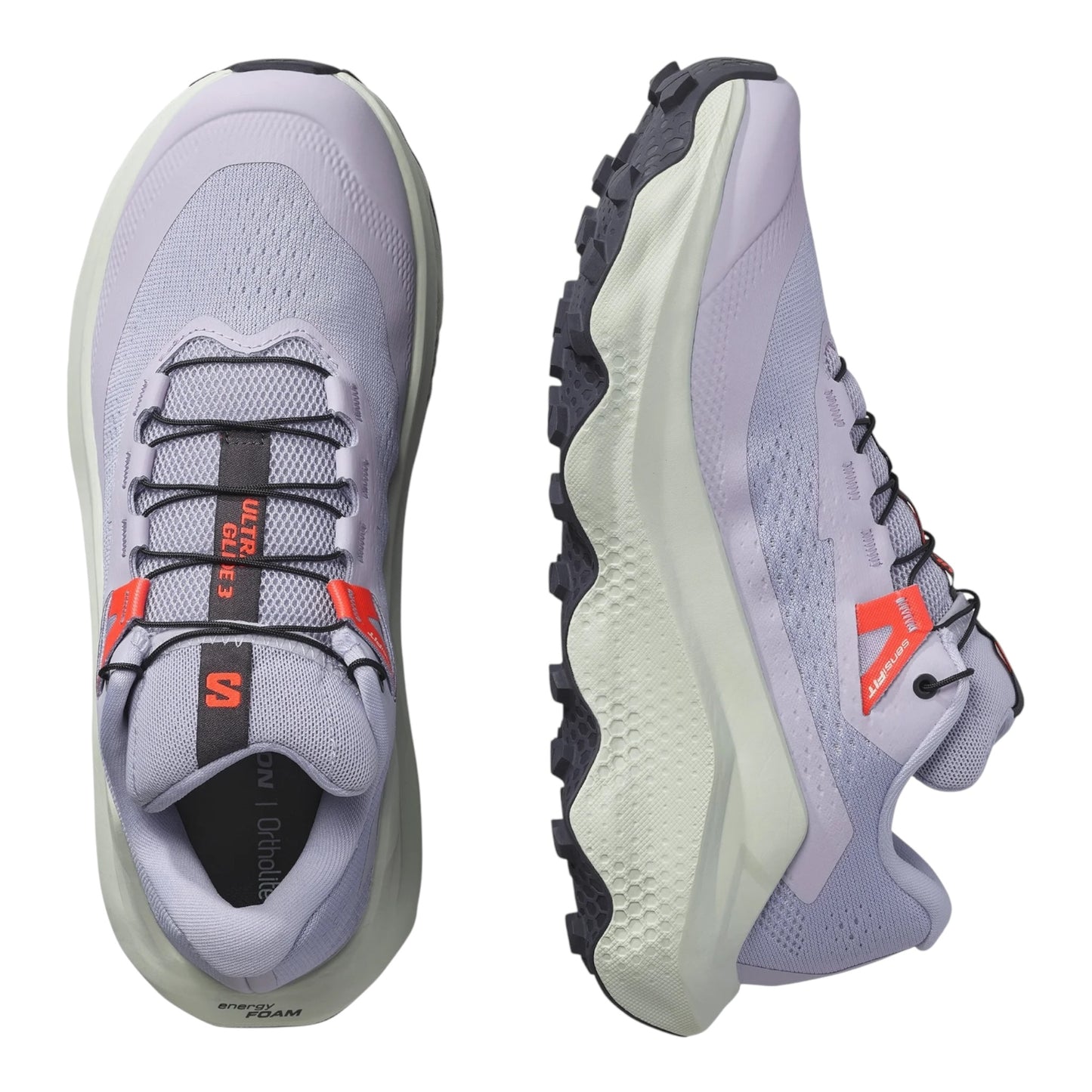 Salomon - Ultra Glide 3 - Cosmic Sky / Icicle / Neon Flame - Chaussures trail running femmes