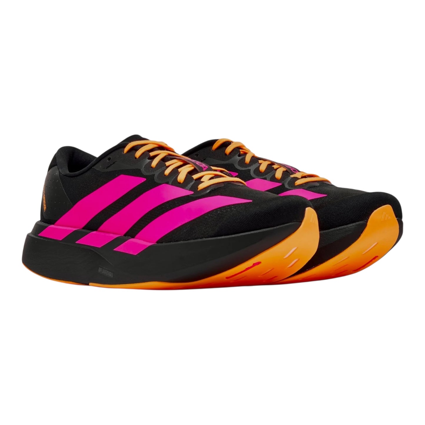 Adidas - Adizero Evo SL - core black/shock pink/flash orange - Chaussures running hommes