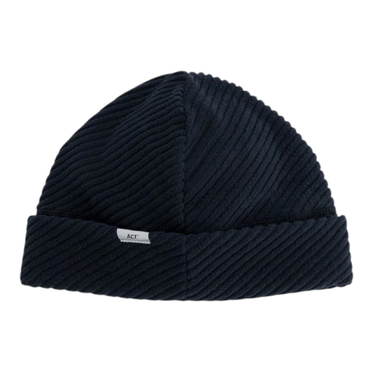 Act Running - ThermoShell Beanie - black - Bonnet à revers de running unisexe