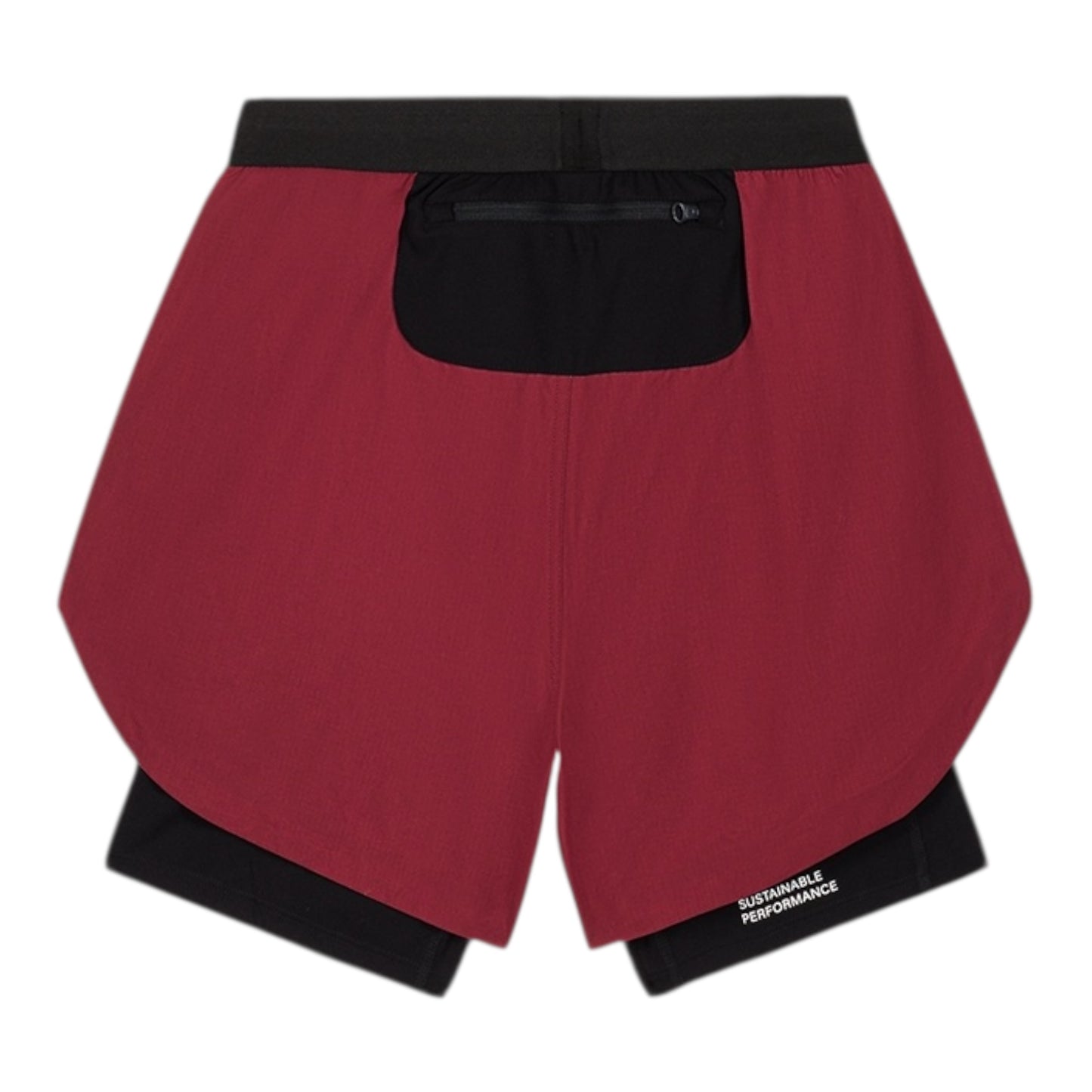Act Running - BioRip Short 2 en 1 - bordeaux - Short running hommes