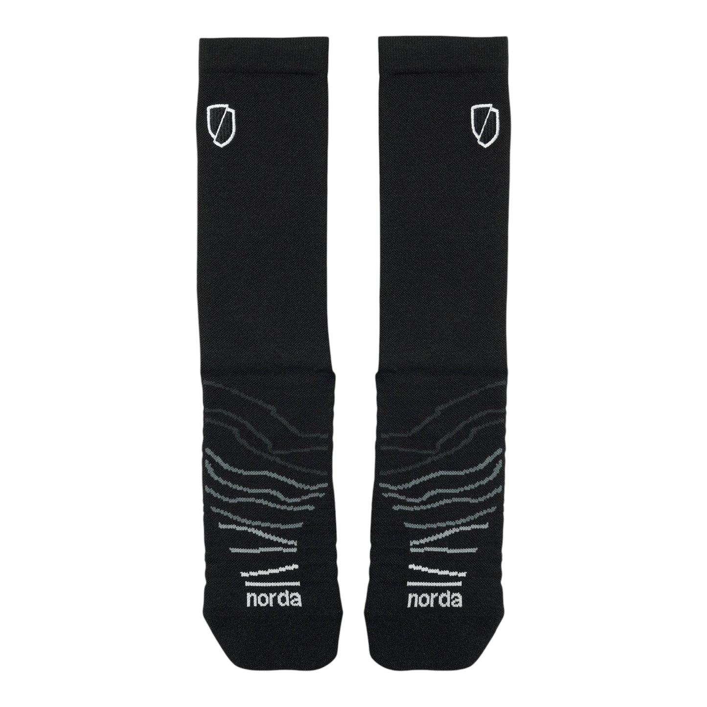 Norda - Performance Socks - black - Chaussettes Running unisexe