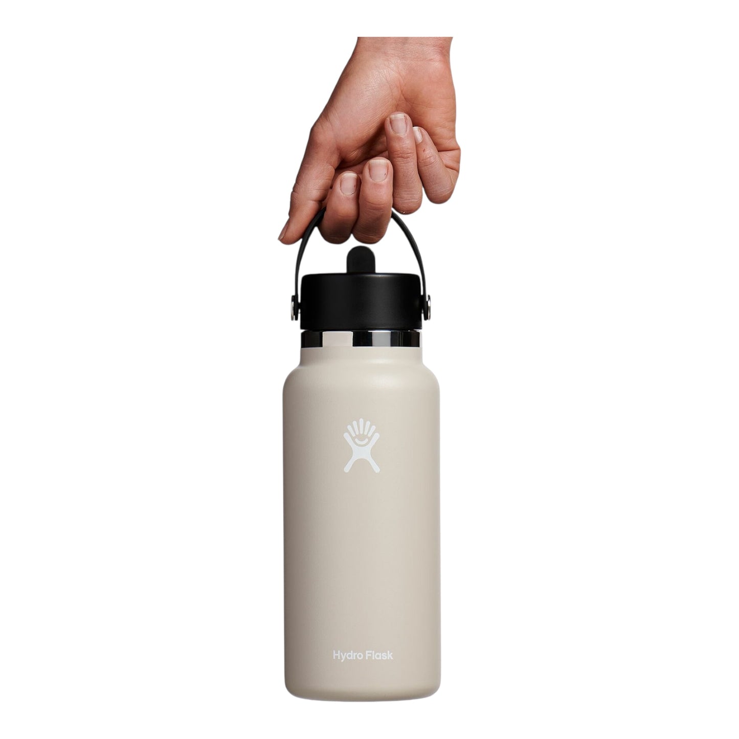 Hydro Flask - 32 oz (946 ml) Wide Mouth with Flex Straw Cap - oat