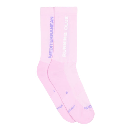 Peaufine Athletics - Vaporfeel® Socks - Mediterranean running club - pink - Chaussettes Running unisexe