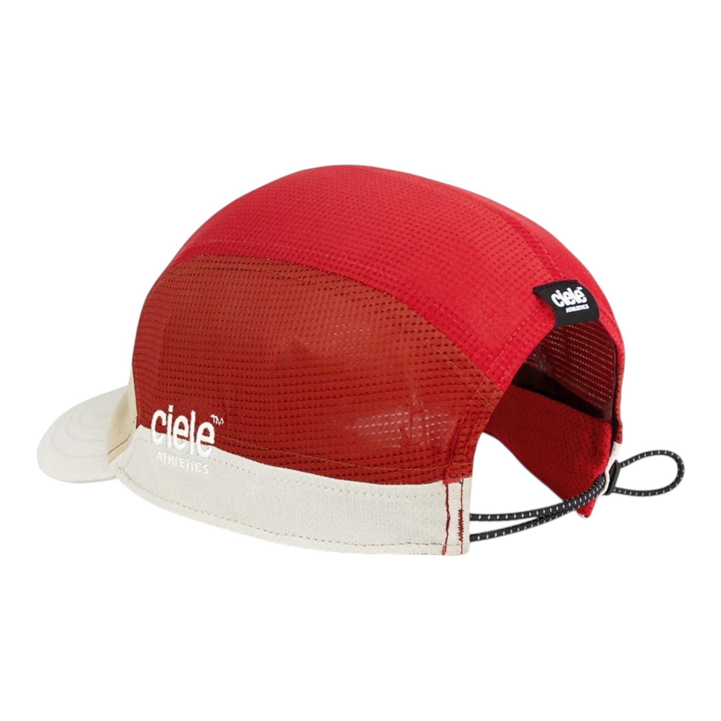 Ciele Athletics - FSTCap SC - Field - Iconic SL - safari / red - casquette running unisexe