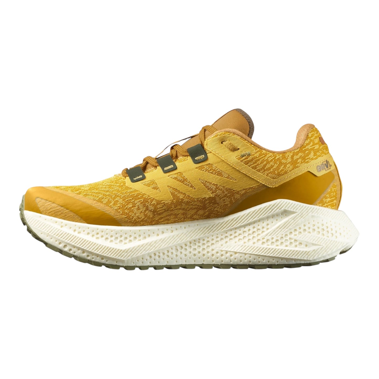 Salomon - Aero Glide 3 GRVL - Spicy Mustard / Vanilla Ice / Deep Lichen Green - Chaussures running hommes