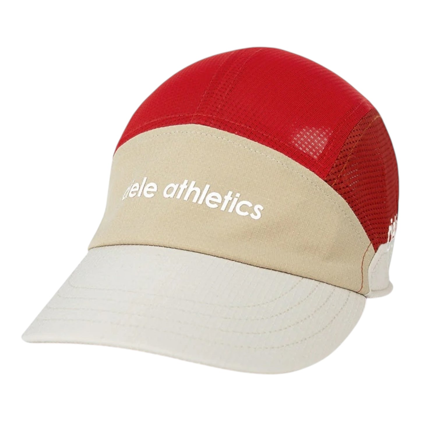 Ciele Athletics - FSTCap SC - Field - Iconic SL - safari / red - casquette running unisexe