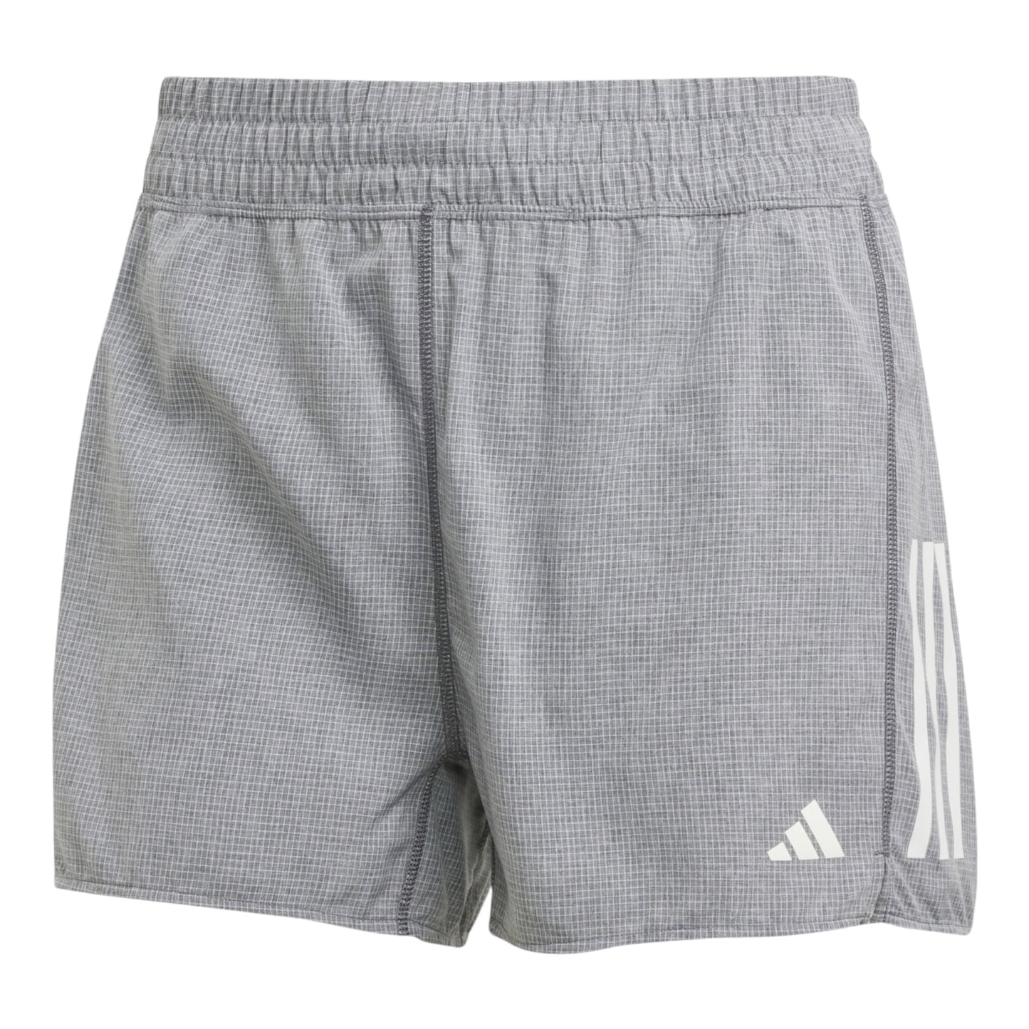 Adidas - Own The Run 4” Short - grey / white  - Short de running femmes