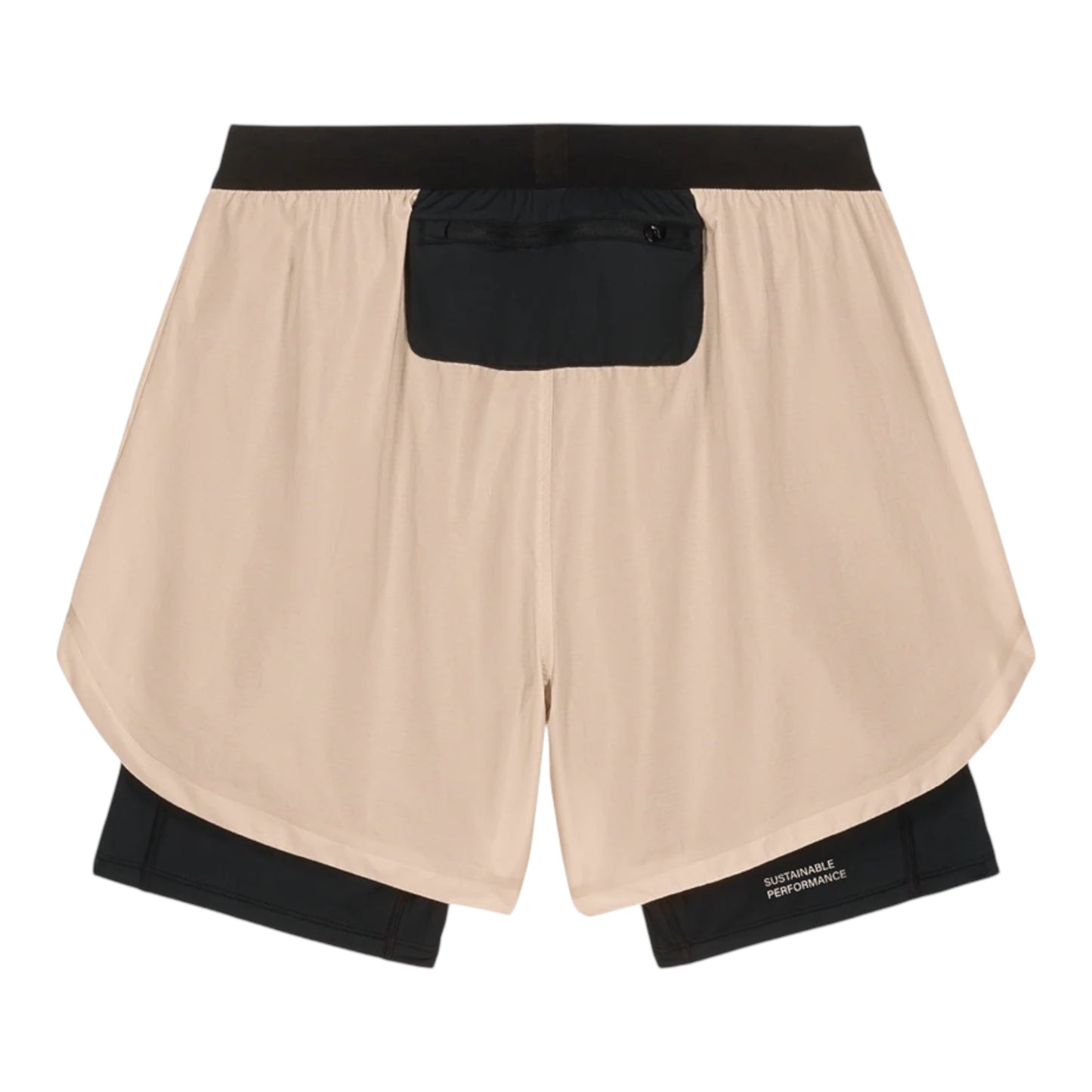 Act Running - BioRip Short 2 en 1 - beige - Short running hommes