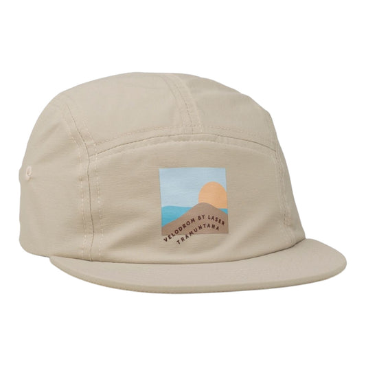 Laser Barcelona X VELODROM - Tramuntana Trail 5 Panel Hat - bone - Casquette running unisexe
